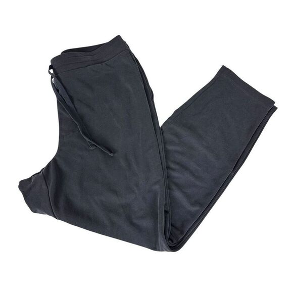 J. Jill Sand Washed Gray Large Drawstring Waist Pant - Picture 2 of 11